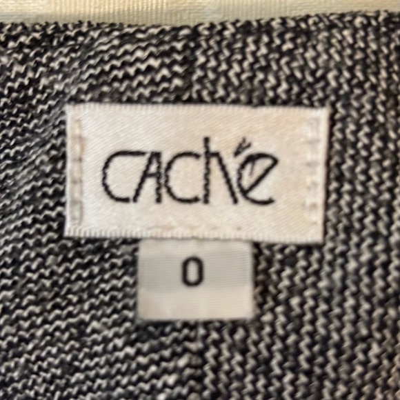 Cache Wide Leg Tweed Pants, Size 0 - Picture 9 of 10